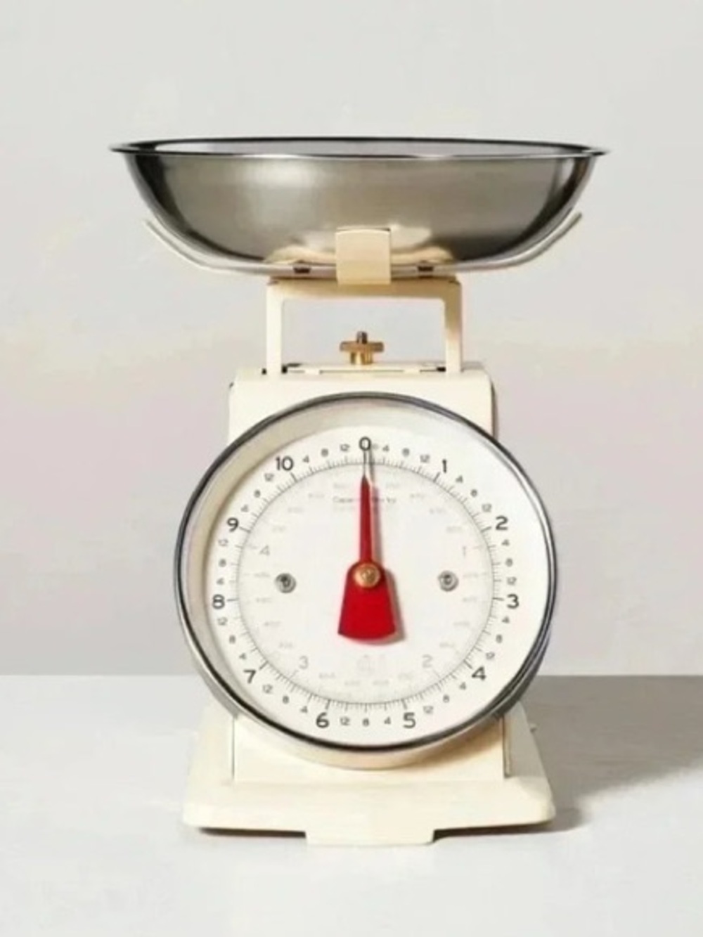 NEW Hearth & Hand Ivory Stainless Steel Kitchen Scale